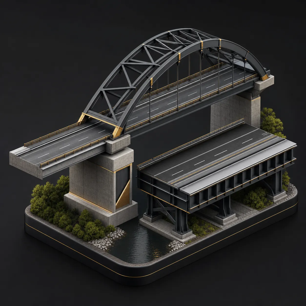 Infrastructure project illustration